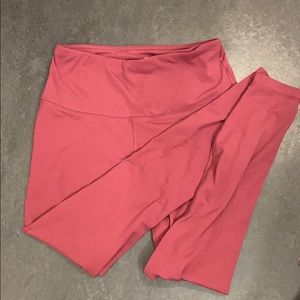 Small pink yogalicious workout pants